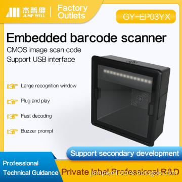 Embedded screen scanner for self-service terminal equipment